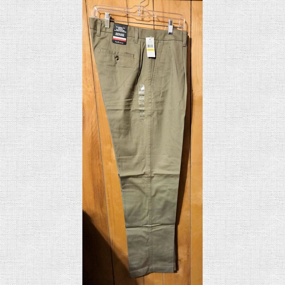 Van Heusen 'Beach Color' Classic Fit Coupe Men's Trouser Size 34x34